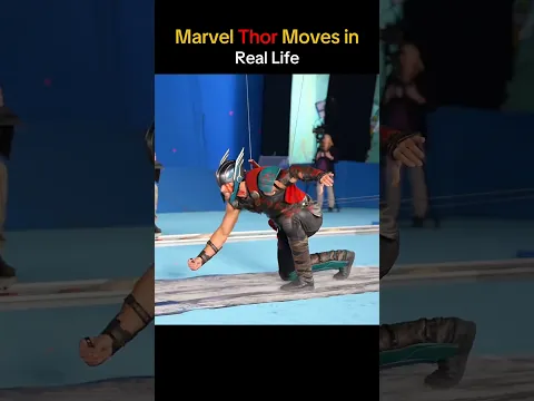 Marvel Thor Moves in Real Life Vs Movies Pt.2 ☠️ #shorts