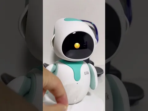Unboxing our new member!!🤖😆 #shorts #cute #eilikrobot