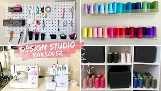 Taller de Costura y Diseño en Casa / Organizando mi Estudio de Diseño / Design Studio Makeover