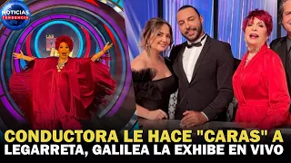 Conductora de Hoy le hace "caras" a Andrea Legarreta, Galilea Montijo exhibe a su compañera en vivo
