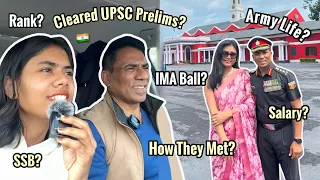 My DAD Answers Your Questions!✨⚔️ Army Life, Love Story, UPSC Exam, Rank, IMA Ball & More! #qna