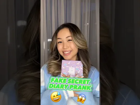 FAKE SECRET DIARY PRANK #shorts #iribabyworld #prank