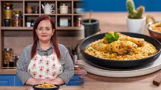 Pilaf de orez cu carne de pui | JamilaCuisine