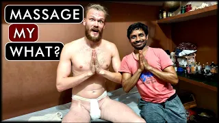 Foreigner Tries India's 'Nut and Butt' Massage