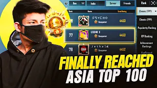 😤 Finally Reached ASIA TOP 100 BGMI Conqueror - Youtubers Vs Hackers - Legend X