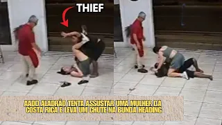 Mulher usa JIU-JITSU para frustrar assalto em restaurante #NotíciasDeÚltimaHora #Polícia #Notícias