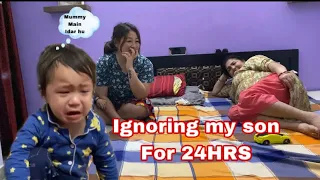 Ignoring Our Son For 24Hrs Challenge