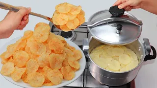 ضاع عمرنا ونحن نحضر بطاطس الشيبس بطريقة غلط! حضريها في الكوكوت أفضل وأحلى مليون مرة من الاكياس Chips