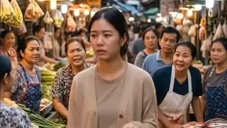 ตามด่าลูกสะใภ้ถึงตลาดหาว่าจนเกาะลูกกิน #คลิปAi