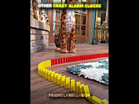 Other crazy alarm clocks VS THIS ONE 🤯