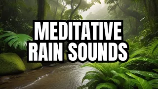 rain sound sleep meditation