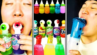 Mukbang Honey Jelly, chocolate, Bottle Candy drink || TikTok Funny Mukbang || HUBA