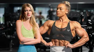 Forcing Introvert to Workout at Bodybuilding Gym
