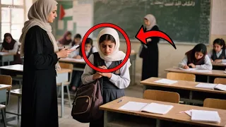 شكت المعلمة من تصرفات الطالبة في الامتحان وعندما اقتربت منها كانت المفاجئة تحت المقعد !