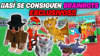 ¿Cómo CONSEGUIR BRAINROTS EXCLUSIVOS en ROBA UN BRAINROT? 😱🧠 | Roblox