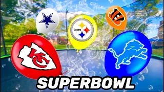Balloons Predict The NFL Superbowl