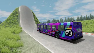 Mobil vs Bumps #2 - BeamNG Drive