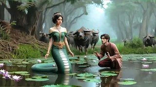 พญานาคกับชายหนุ่มเลี้ยงควาย |นิทาน| #พญานาค #นาคา #บาดาล #ปู่ศรีสุทโธนาคราช