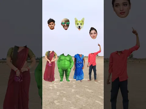 Tu radha meri main shyam tera songs vs old Dida, lal shadi bhabhi, Fat dog & me corect head matching