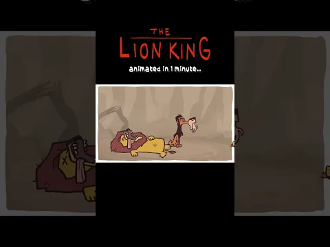 Lion King in ONE MINUTE #shorts