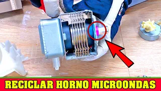 🔴 NO lo tires‼️ Increíble‼️ Que hacer con tu viejo MICROONDAS ⚠️Life Hacks Inventos Experiementos⚙️