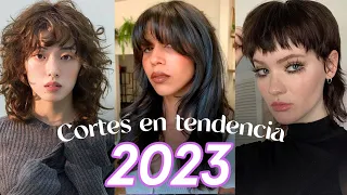 TENDENCIAS EN CORTES Y ESTILOS 2023 🔥🔝(CABELLO)