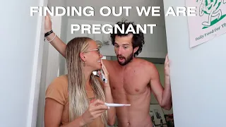 FINDING OUT WE ARE PREGNANT + 2 week wait / live pregnancy tests