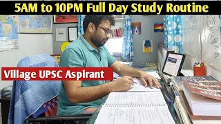 5 AM Study routine of UPSC aspirant Vlog | UPSC Study Vlog 5AM to 10PM |IAS Study motivational vlogs