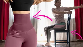 Solo Necesitas 1 Silla para Aplanar el Vientre con Ejercicios en Casa
