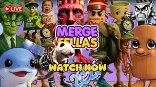 Merge Fellas Gold Live Gameplay #mergefellas #live #gameplay #brainrot
