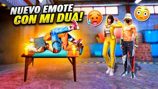 TROLLEANDO con MI DUA en LOBO SOLITARIO NUEVO EMOTE🔥🤣🥵 EN FREE FIRE
