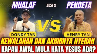 MOMENT KLIMAKS‼️ PENDETA KEWALAHAN NYERAH DENGAN MUALAF KRISTOLOG