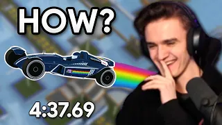 Reacting to the PERFECT Trackmania Speedrun on "Oach" - (4:37.69 - Human TAS)