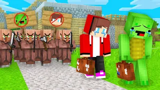 Why Did Villagers Kick Mikey and JJ Out Of The Village in Minecraft? (Maizen)