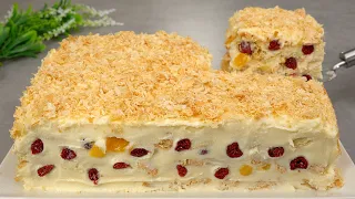 Kuchen in 5 Minute! Sie werden diesen Kuchen jeden Tag machen. Napoleon Torte