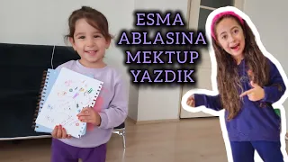 ESMA ABLASINA MEKTUP YAZIP RESİM ÇİZDİK ⁉️ @esmaoyuntv ELİF SİNEM @elifsinemtv @KuzeyElif