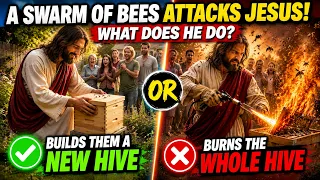 A Swarm of Bees Attacks Jesus 🐝 What Would He Do? Choose Correctly!
