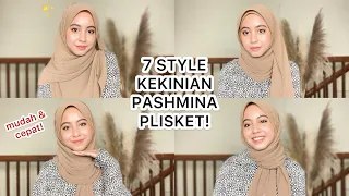TUTORIAL PASHMINA PLISKET UNTUK LEBARAN 2021!