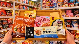 POV: Eating at a 24-Hour Korean Ramen Cafe | Buldak, Tteokbokki, Kimbap & Fried Chicken