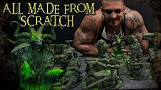 How to make Warhammer Skaven temple terrain