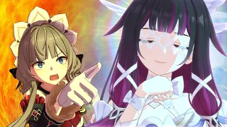 Columbina rage baiting Sandrone [Animated]