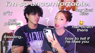 asking my boyfriend questions girls are too SCARED to ask *TMI LOL*