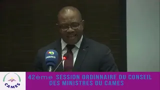 Cérémonie d'ouverture des travaux du Comité des Experts de 42e session CM