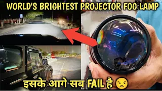 Finally❗️WORLD'S Brightest Projector FOG LAMPS IN MY THAR🔥 AOZOOM FOG LAMPS 🔥 NEW THAR MODIFIED 2022