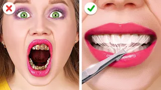 TRUCOS DE BELLEZA PARA SER POPULAR EN LA ESCUELA || Graciosos bricolajes femeninos por 123 GO Like!