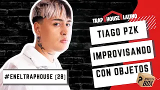 Tiago PZK improvisando con objetos y cantando sin autotune 🤯 | #EnElTrapHouse [28]