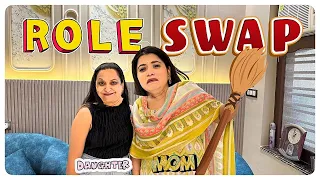 Role Swap with mom 😳. #sejalgabavlogs #vlog #ytvideo