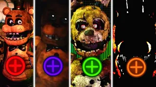 Jugando Todos Los FNAF PLUS - FNAF 1 2 3 4 PLUS