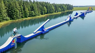 Can Pro Bikers Beat this IMPOSSIBLE Obstacle Course?