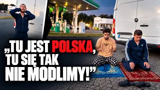 MODŁY NA POKAZ, POLAK NIE WYTRZYMAŁ! Awantura na stacji! 